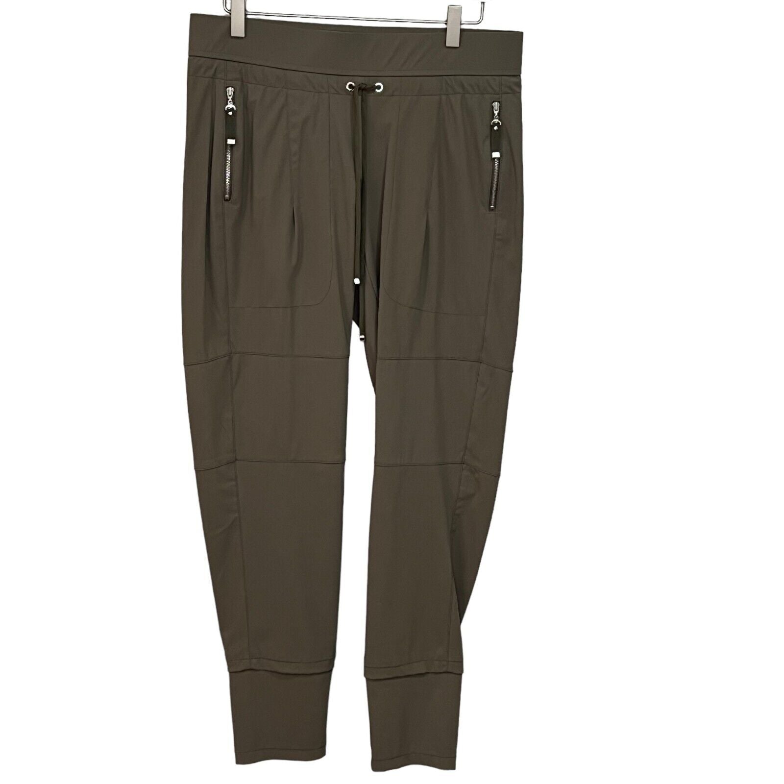 Raffaello Rossi Olive Green Candy Jogger Pants Size 8 (38) NEW $275