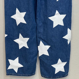 BDG Urban Outfitters Blue Denim Jeans with White Stars Size 29 NEW $99