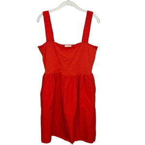 Nation LTD Harlyn Babydoll Mini Dress in Golden Gate Size XL NEW $202