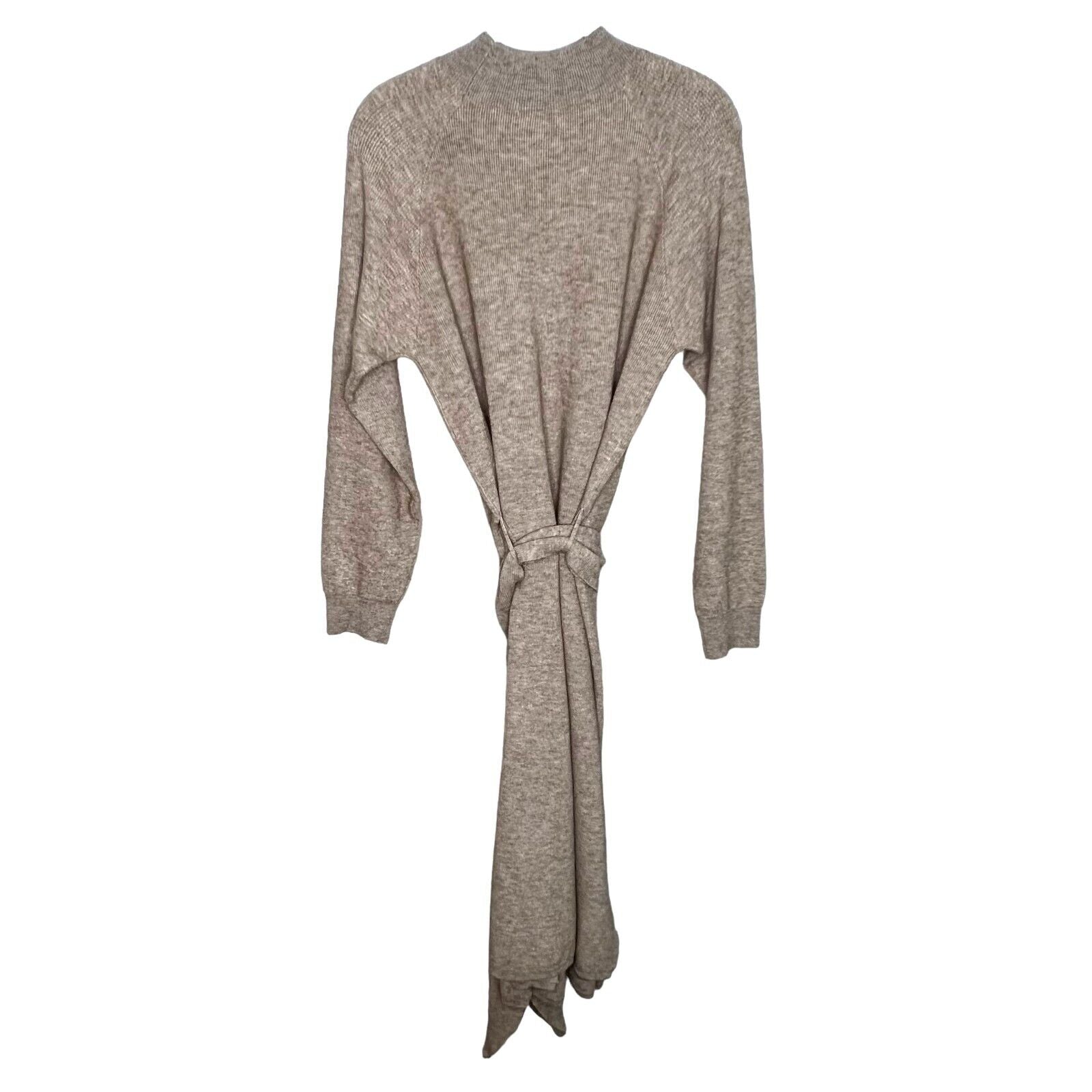 New Lucy Paris Tan Indria Sweater Dress Size Medium