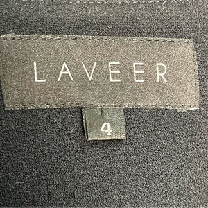 Laveer Kadette Black Double Breasted Blazer Jacket Size 4