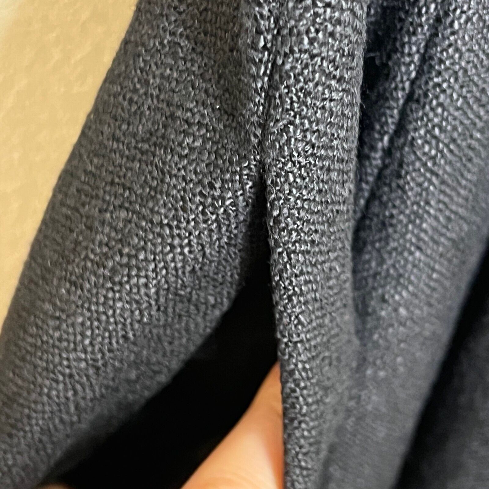 Theory Black Canvas Tweed Sleeveless Peplum Dress New 6