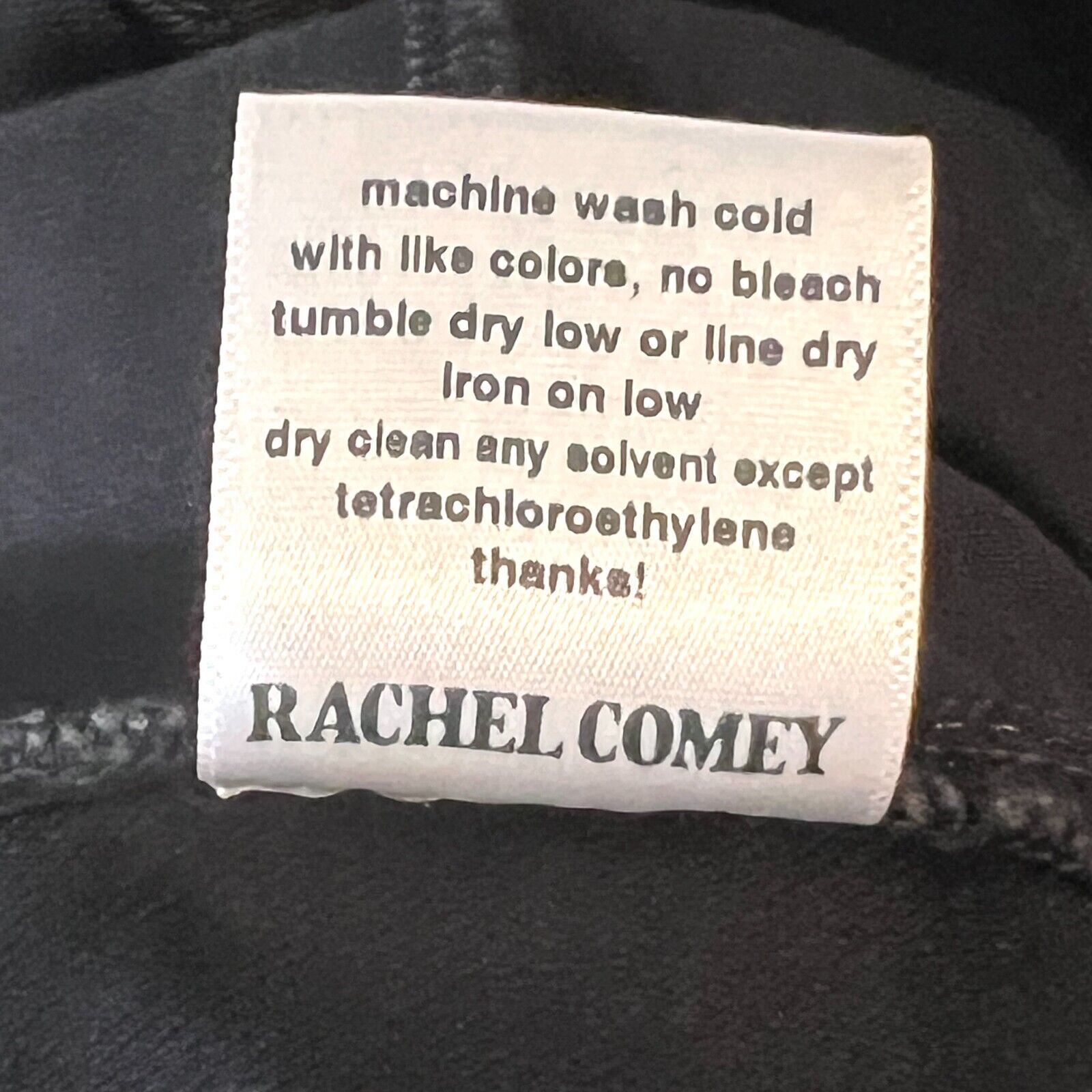 Rachel Comey Black Crop Straight Leg Denim Jeans Size 6