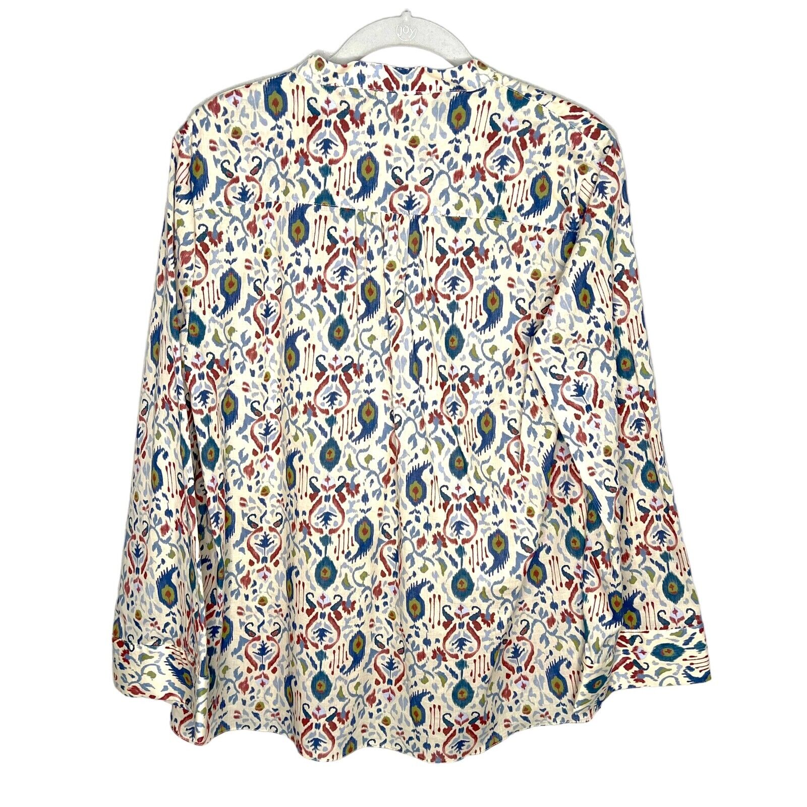 Zara Multicolor Paisley Print Cotton Shirt Size Small
