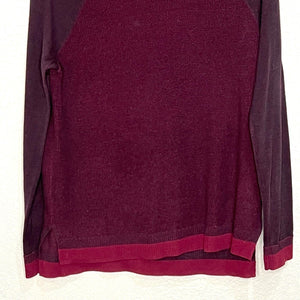 rag & bone Jean Burgundy Knit Long Sleeve Sweater Women's Size Small