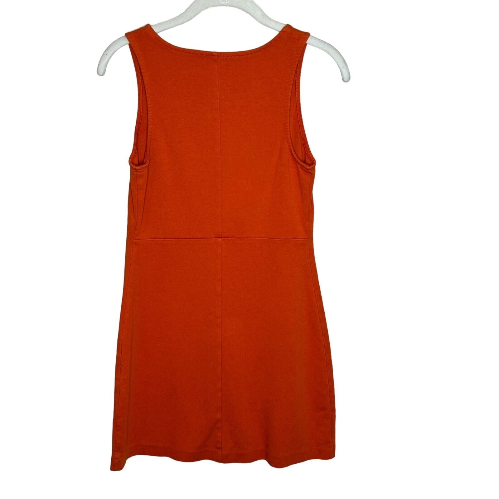 Everlane Party Of One Stretch Orange Mini Dress Size XS