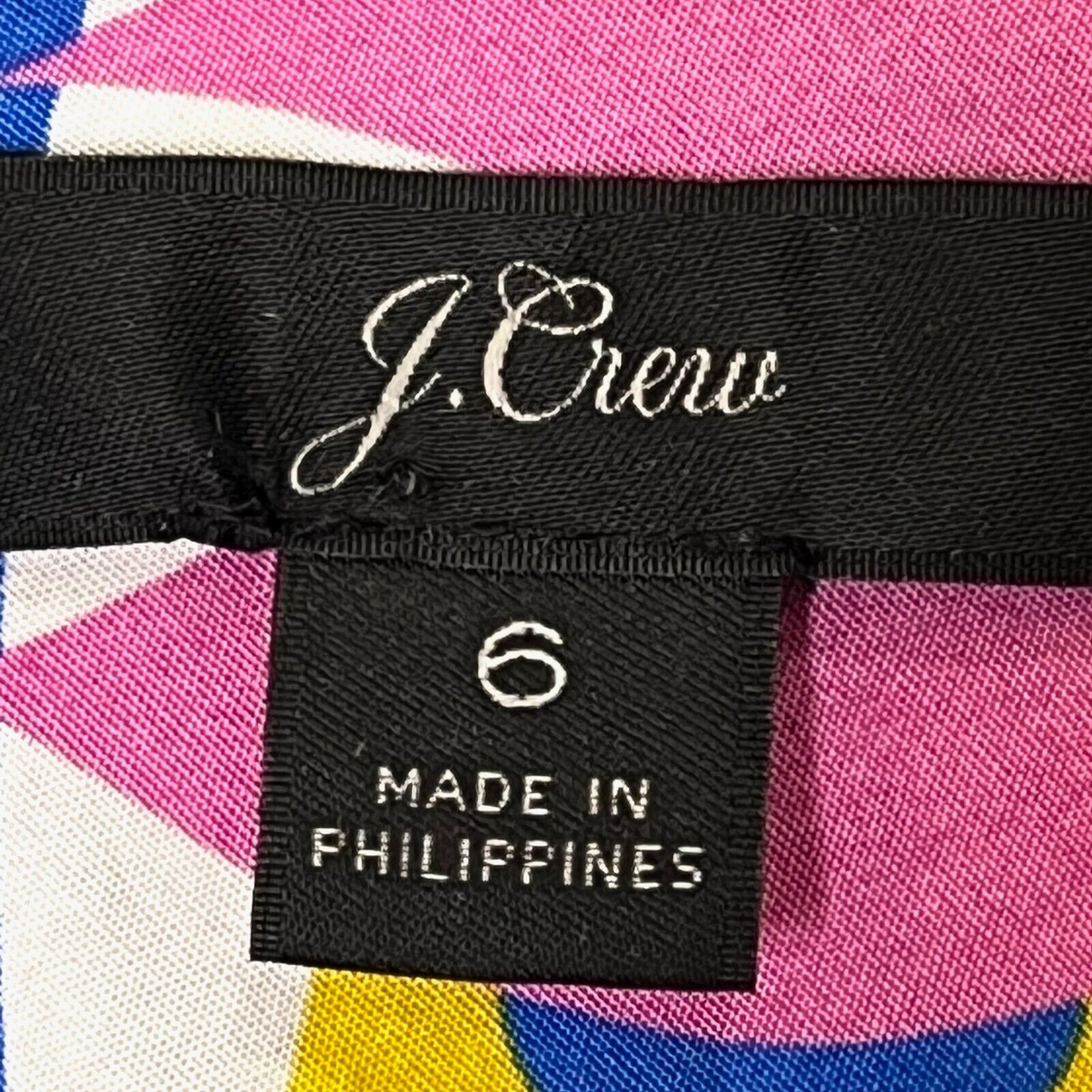 J. Crew Ratti Kaleidoscope Floral Button Down Shirt Top Size 6