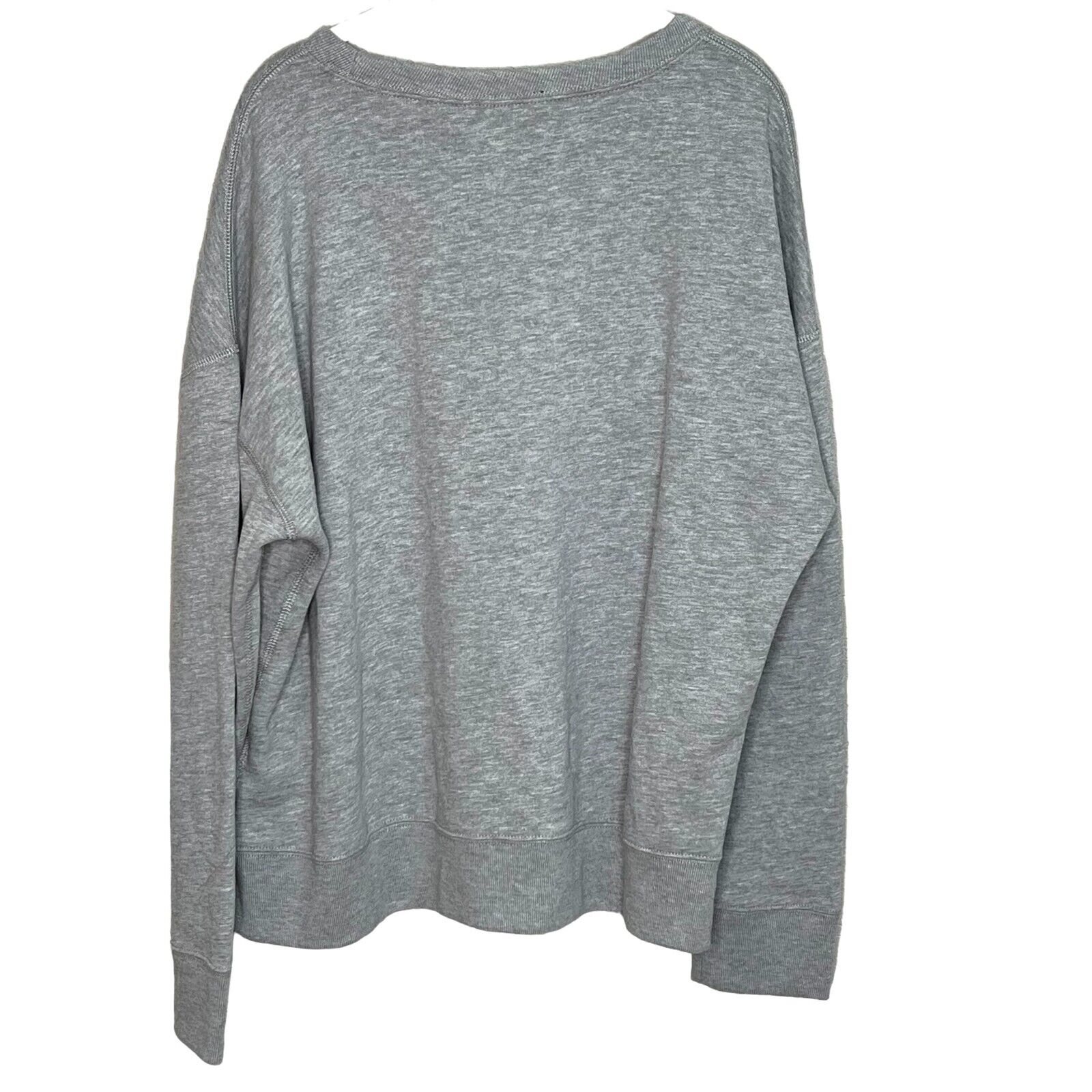 Polo Ralph Lauren Womens Grey USA Flag Sweatshirt Size Large NEW