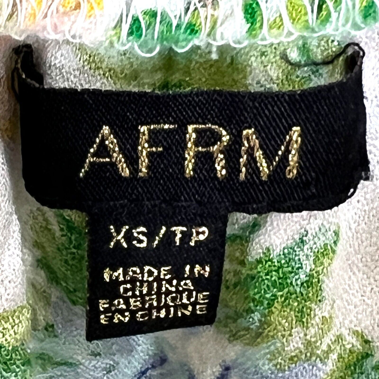 AFRM x Nordstrom Soph Top in Spring Jardin Size XS