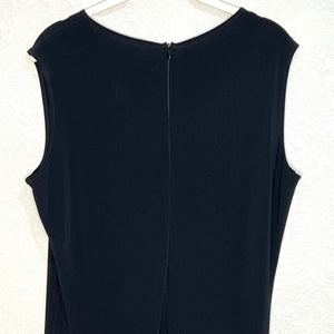 Norma Kamali KamaliKulture Black Sleeveless Jumpsuit KKHL 1304BLK Size Large