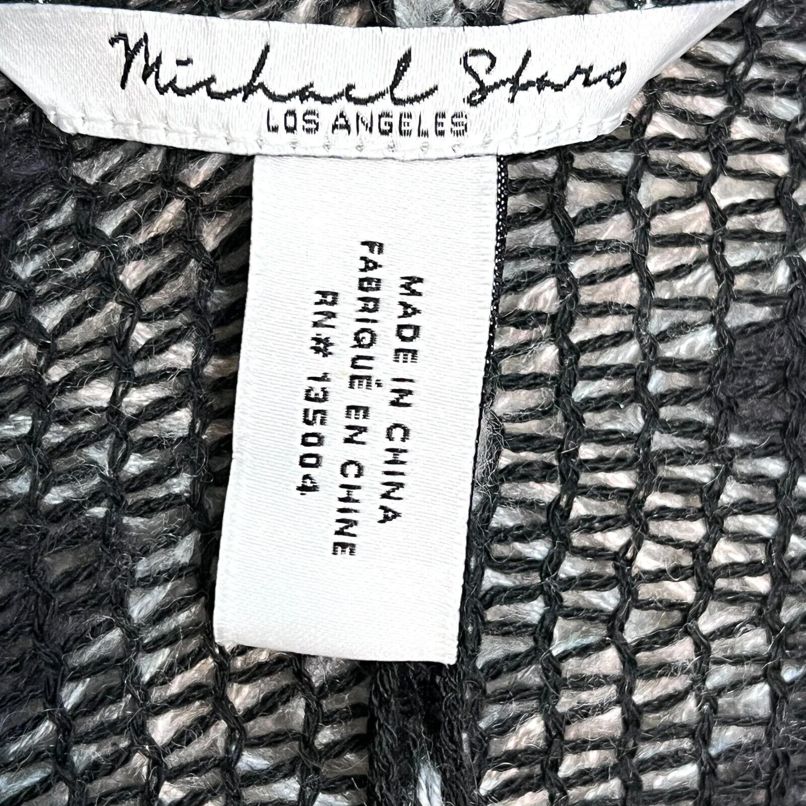 Michael Stars Sweater Poncho Blanket Wrap One Size