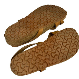 Soludos Tan Natural Leather Maya Strap Sandals Size 8.5