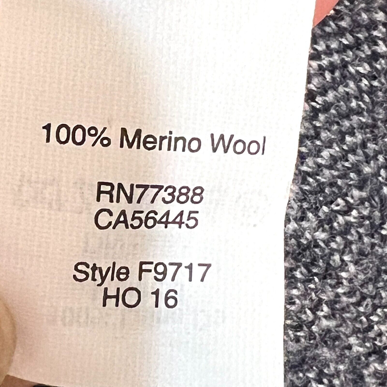 Madewell Blue White Merino Wool Back Button Plaid Sweater Size Medium