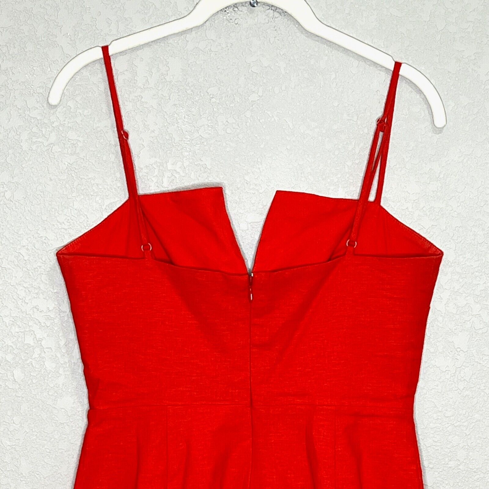 Lovers + Friends Wendy Red Linen Blend Mini Dress Size Small