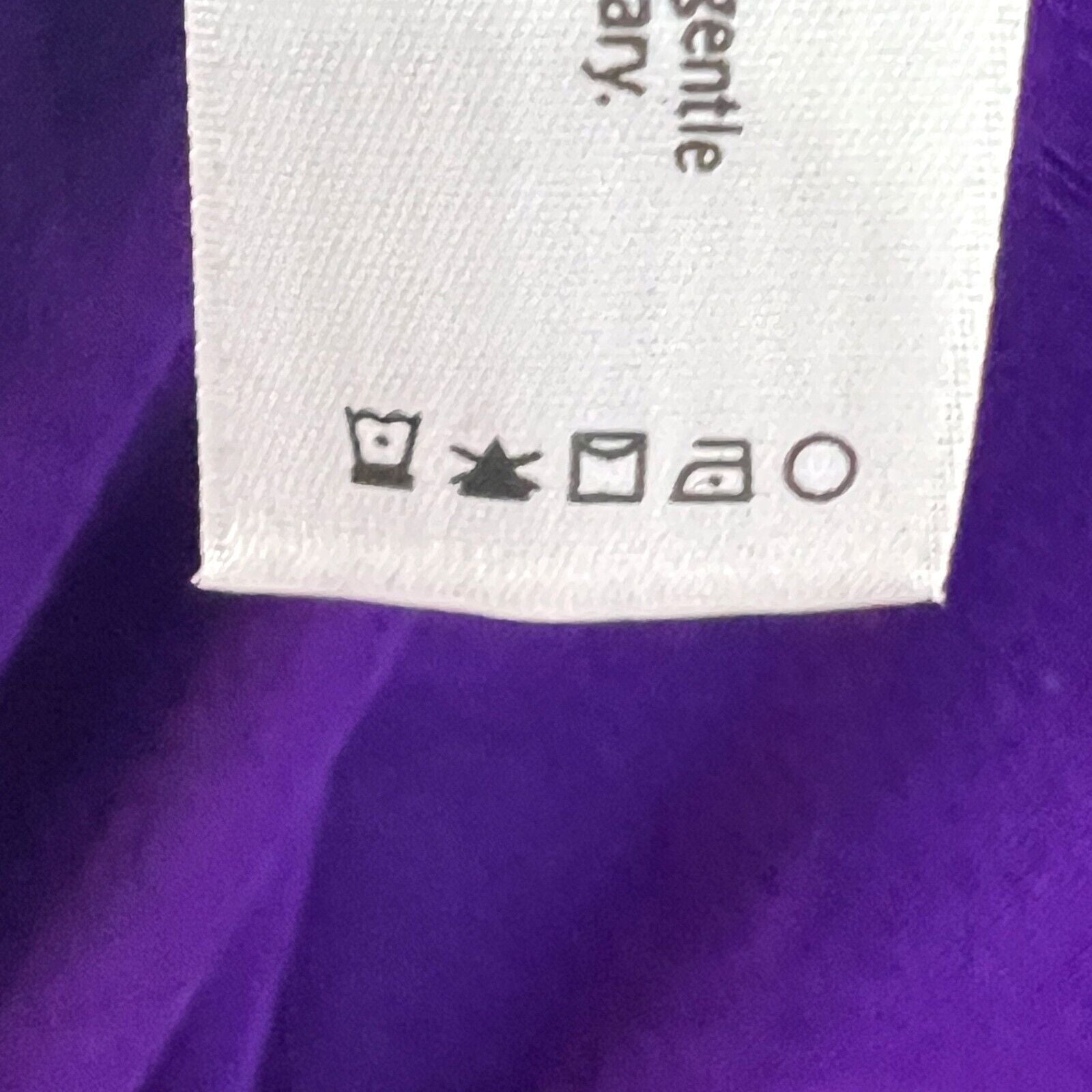 Eileen Fisher Purple Viscose Spandex Jersey Midi Dress Size Small