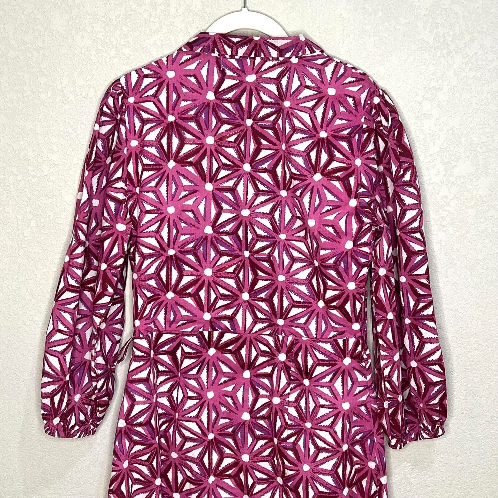 Ro's Garden Maxima Shirt Dress in Purple Petra Size Small