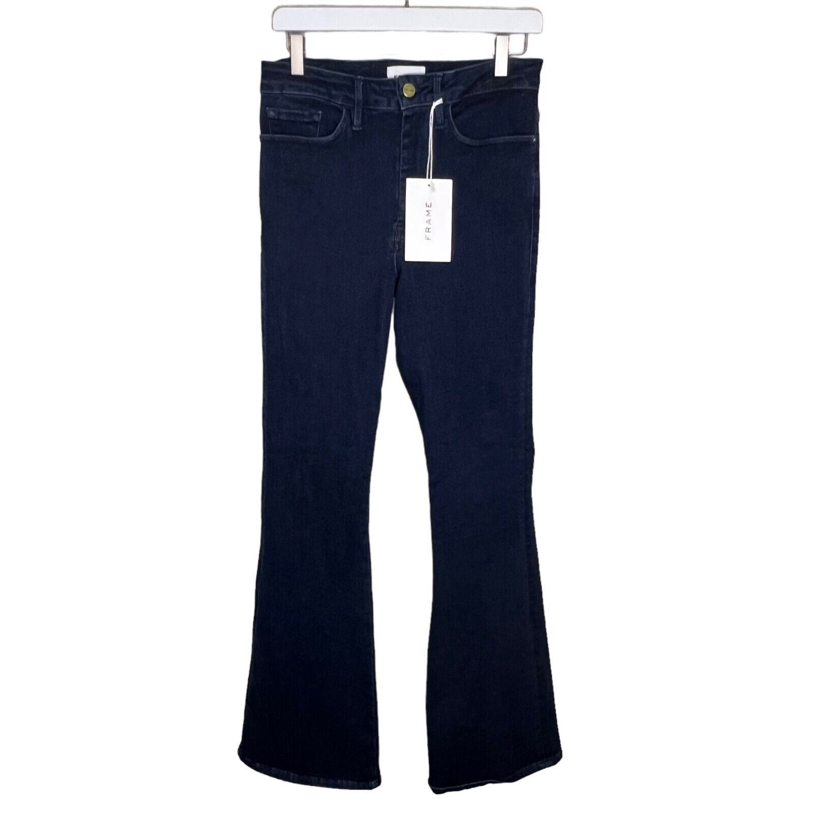 FRAME Le One High-Rise Flare Jeans Size 2 (29-34) NEW $238