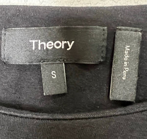 Theory Black Athrina K Snap Shift Dress Size Small