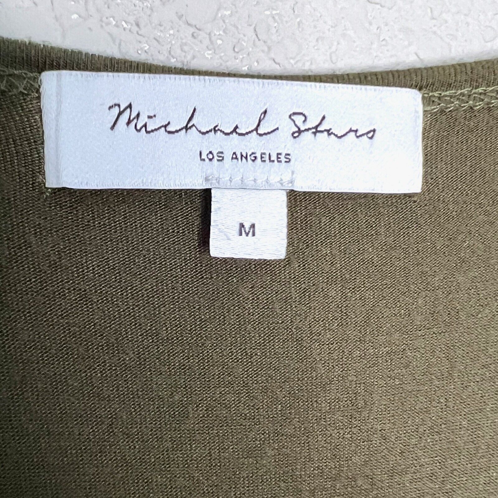 Michael Stars Scoop Neck Olive Green Cami Jumpsuit Size Medium