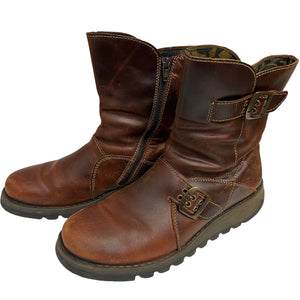 FLY London Boots Brown Seti Women's Size 8.5