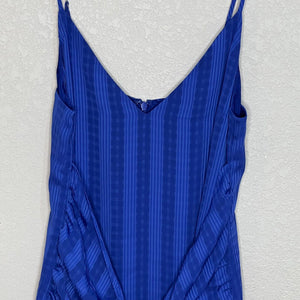 Lovers + Friends Elsa Cobalt Blue Tie Front Mini Dress Size XS NEW $138