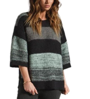 By Malene Birger Alpaca Wool Blend Oversized Striped Sweater Size Small