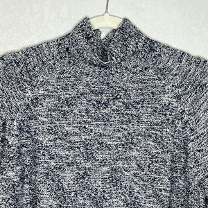 Madewell Blue Melange Raglan Turtleneck Sweater Size Medium