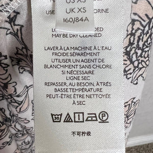 Free People Bonita Floral Printed Midi Dress Cotton Size X Small