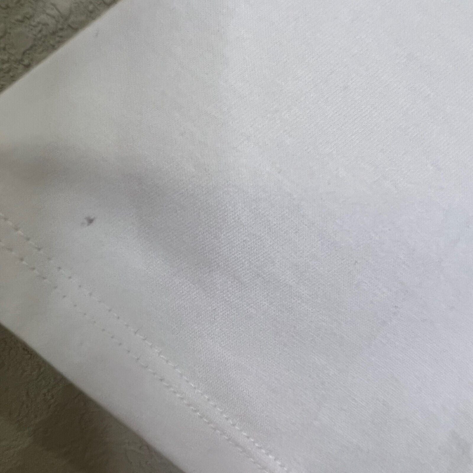 Natori Embroidered Cotton T Shirt Tee in White Size Medium NEW