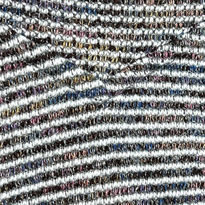 Madewell Rainbow Rib Textured Turtleneck Crop Top Sweater Size Small