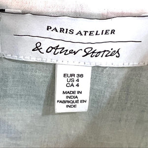 Paris Atelier & Other Stories Tropical Print Sleeveless Dress 4