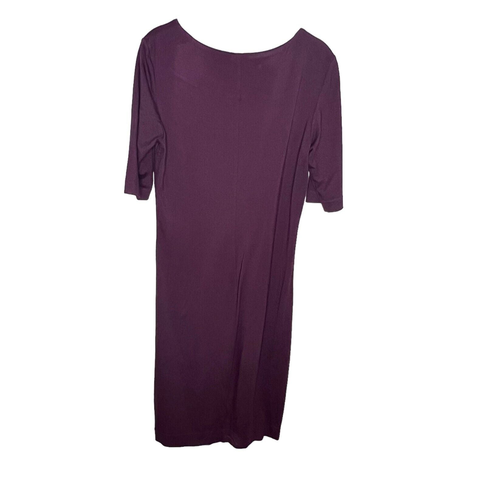 Diane Von Furstenberg DVF Purple Raquel Dress Size Large