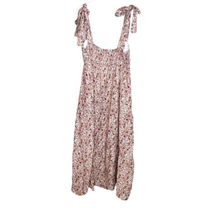 House of Harlow 1960 Floral Print Linen Blend Maxi Dress Size Large