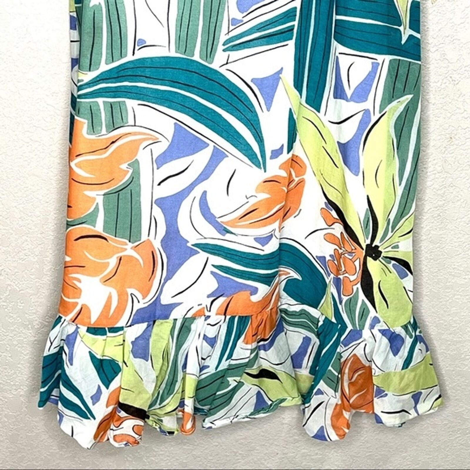 Paris Atelier & Other Stories Tropical Print Sleeveless Dress 4