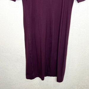 Diane Von Furstenberg DVF Purple Raquel Dress Size Large