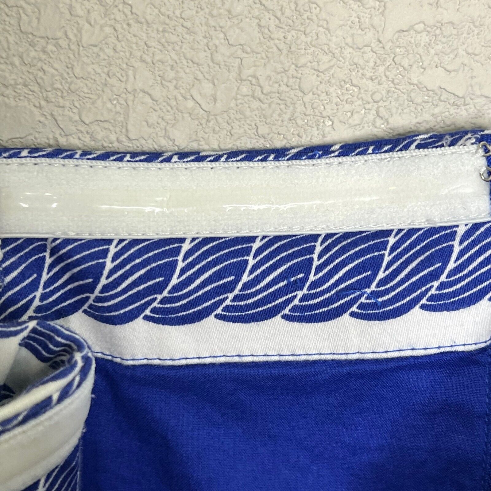 Vineyard Vines Nautical Sailors Rope Blue White Fit & Flare Dress Size 2