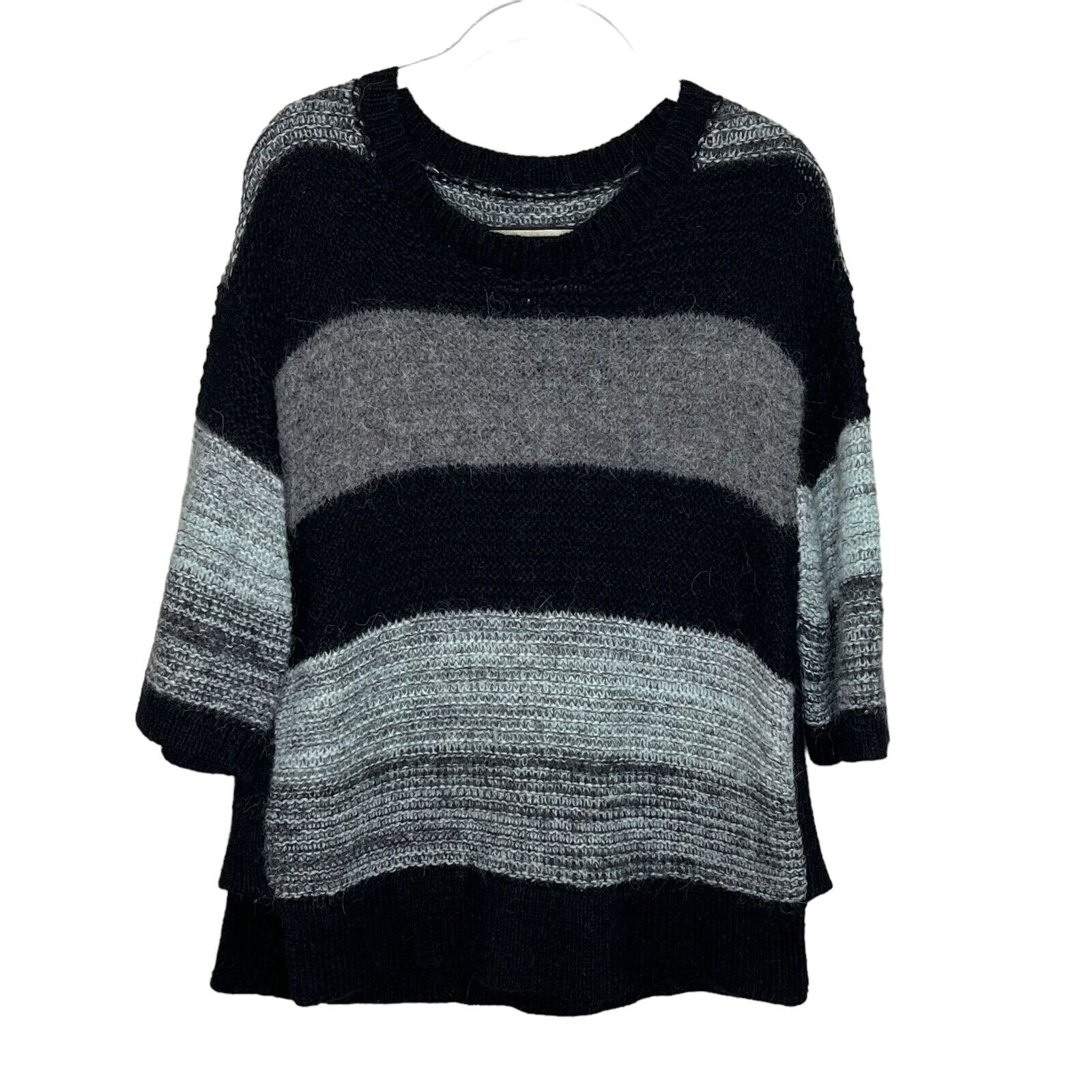 By Malene Birger Alpaca Wool Blend Oversized Striped Sweater Size Small