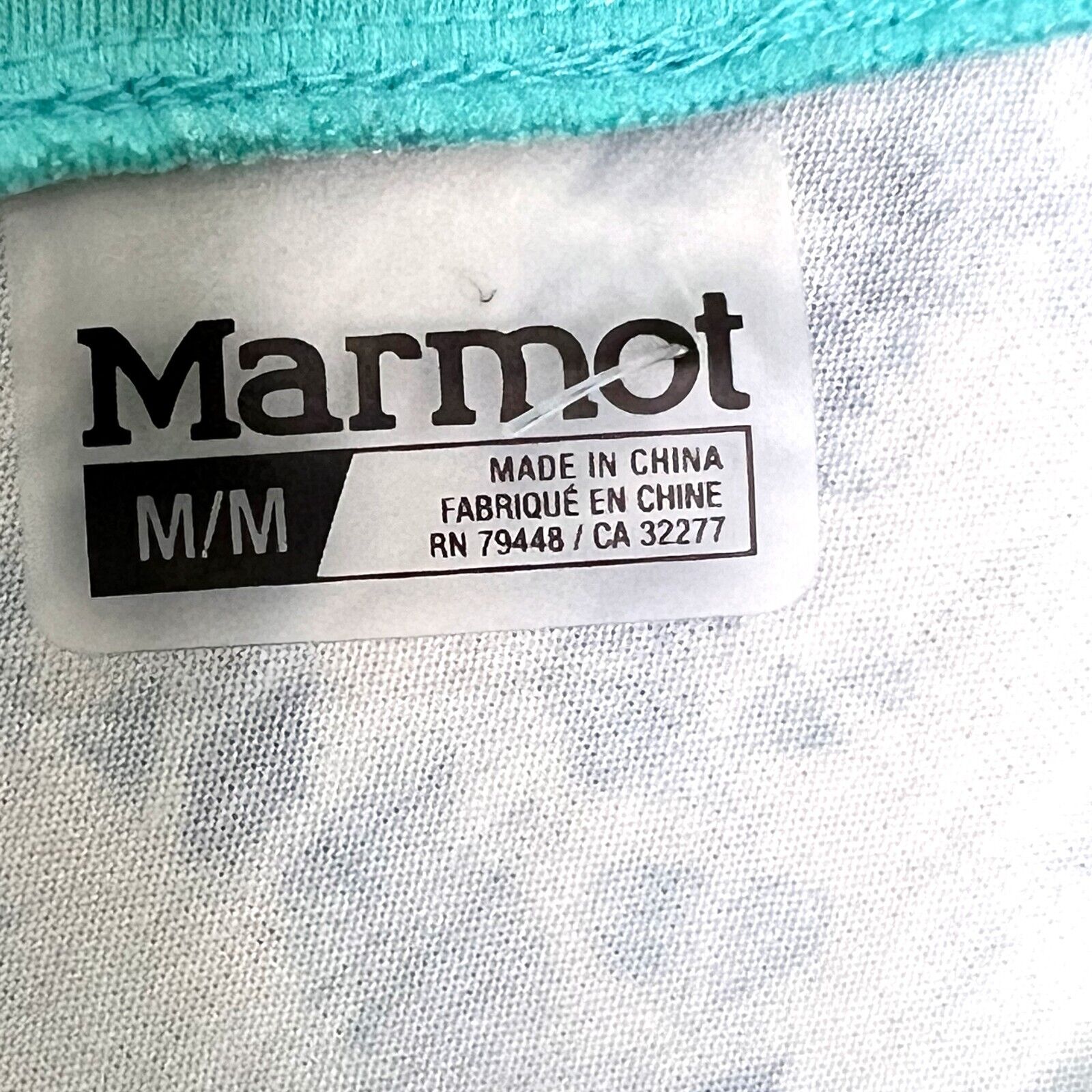 Marmot Women Remy Dress Turquoise Skyrise Confetti Size Medium