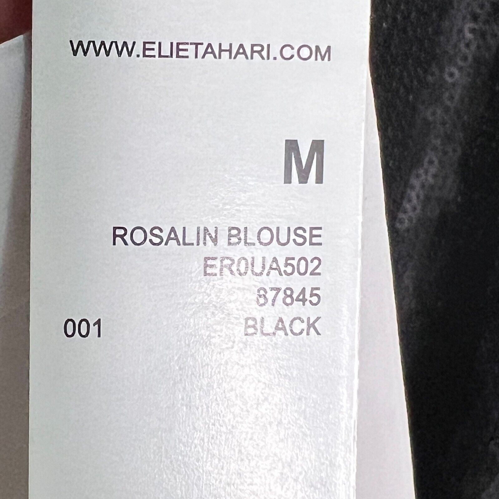 Elie Tahari Black Sequin Rosalin Blouse Tank Hi-Low Size Medium $278 NEW