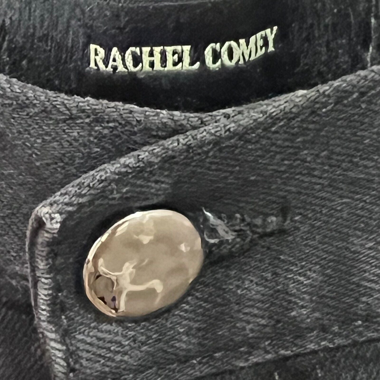 Rachel Comey Black Crop Straight Leg Denim Jeans Size 6