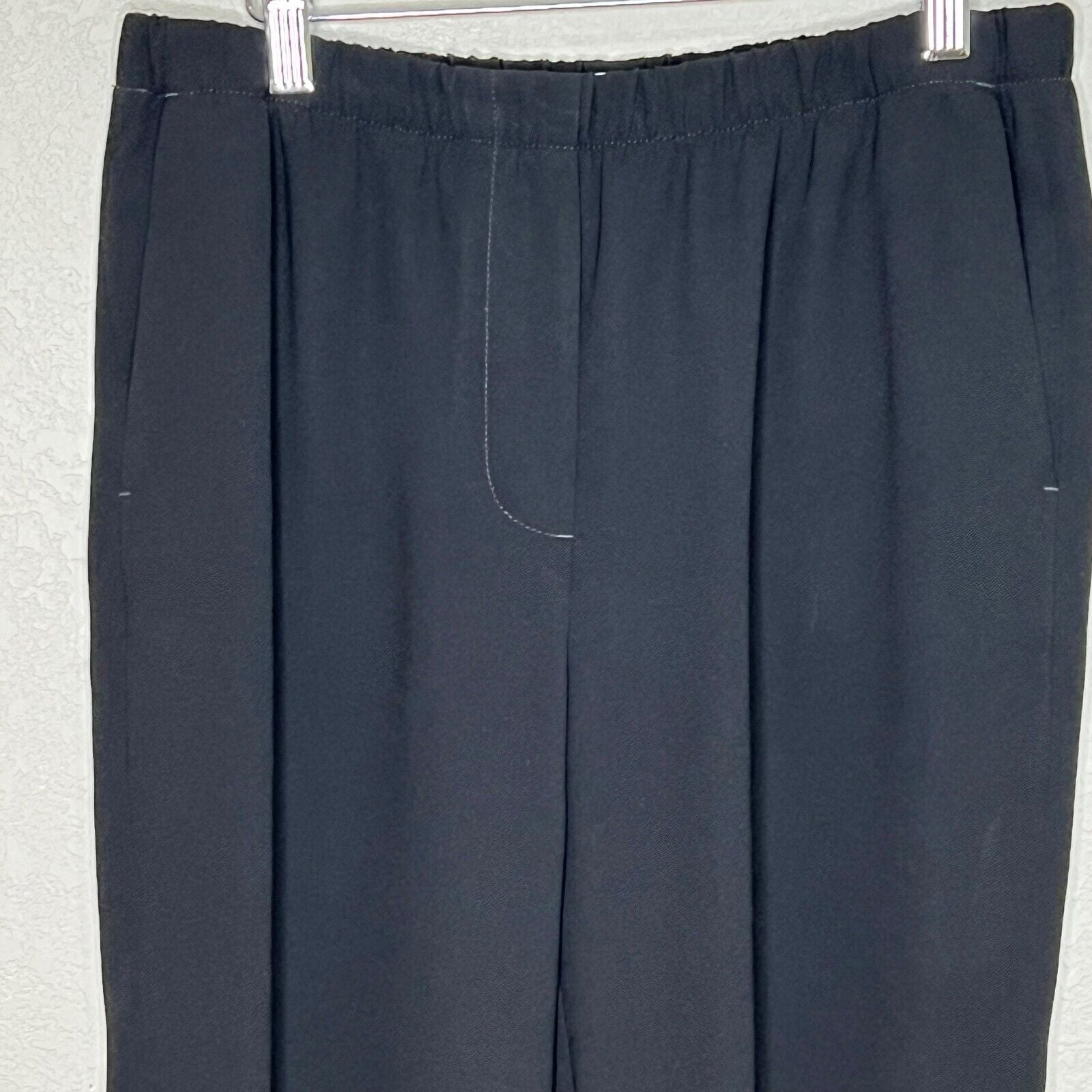 Vince Women's Black Pull-On Capri Pants Size Medium