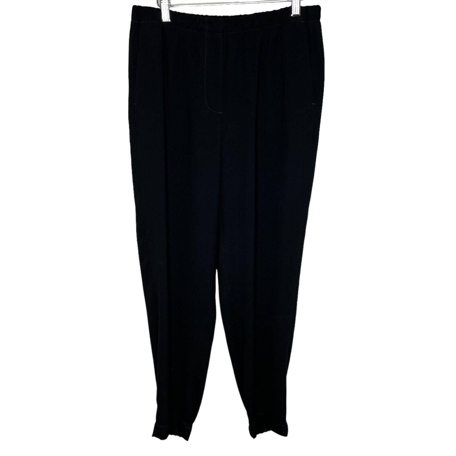 Vince Women's Black Pull-On Capri Pants Size Medium
