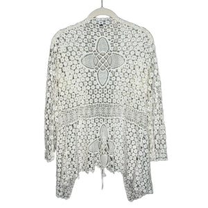 Etoile Isabel Marant Ivory White Crochet Knit Cardigan Size 2 ( Small )