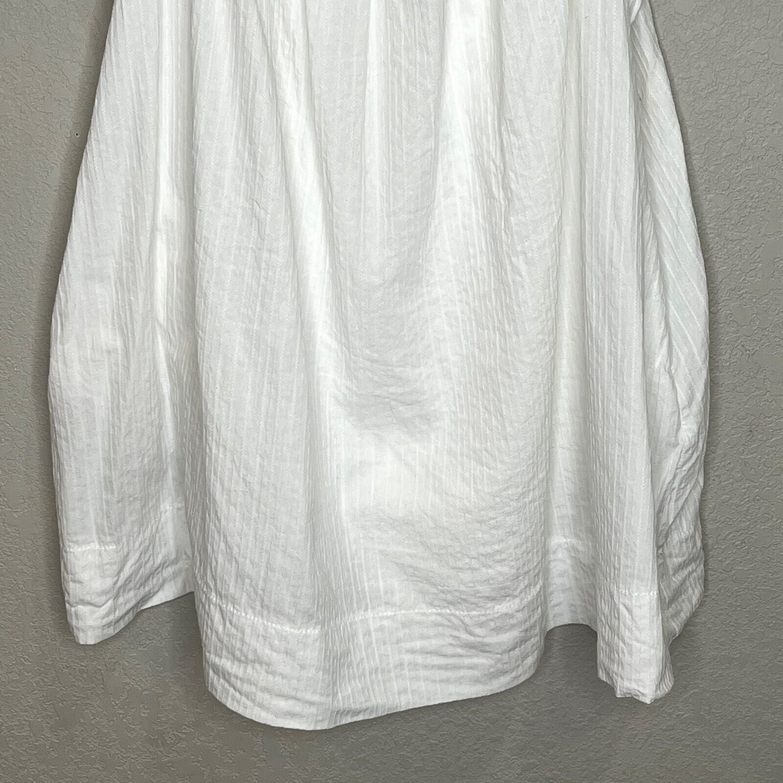 Talulah White Ruffle Strap Dress Romper Size Small