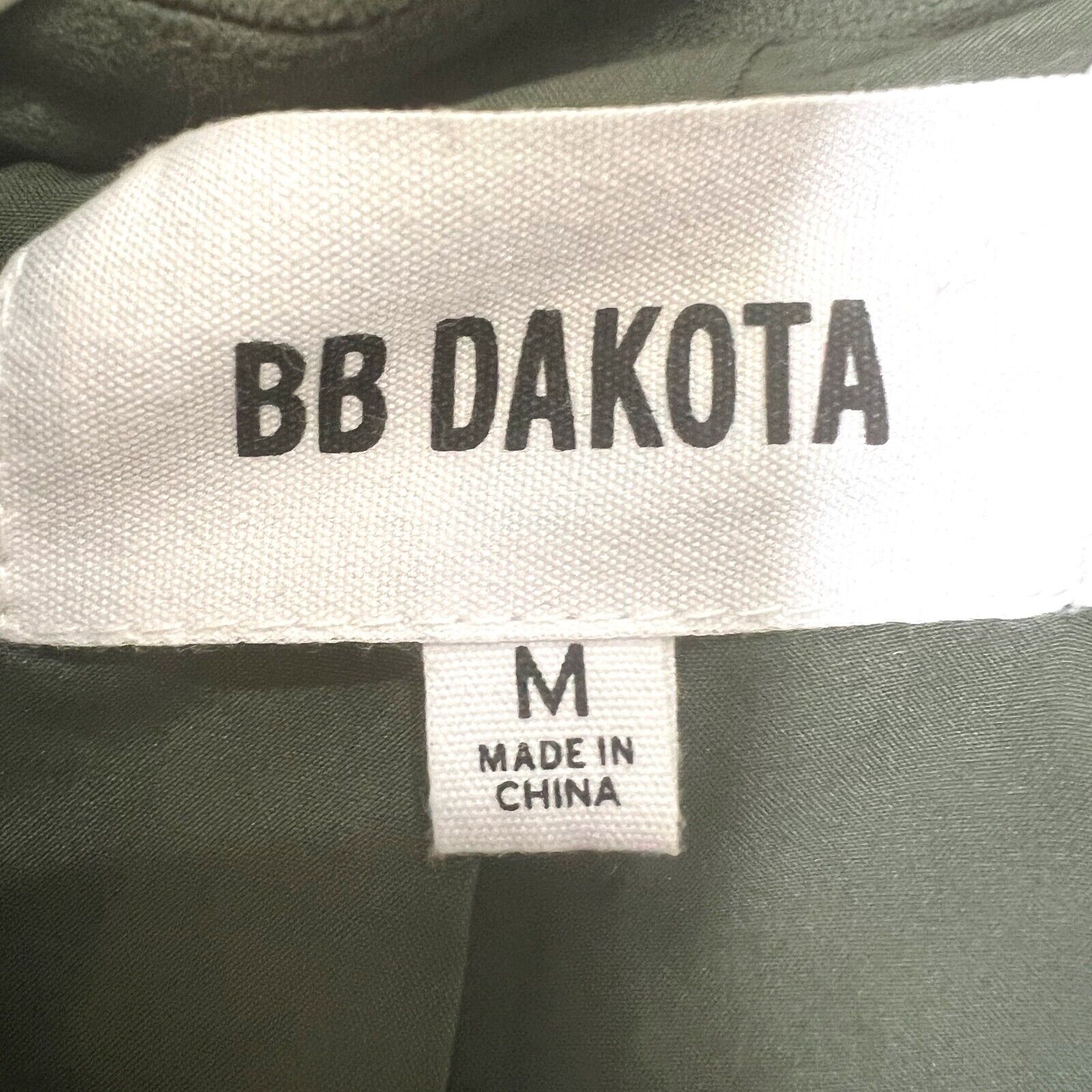 BB DAKOTA Not Your Baby Faux Suede Moto Jacket In Surplus Green Size Medium