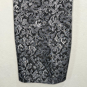 Trina Turk Black White Sleeveless Quain Pencil Dress Size 4 NEW $295